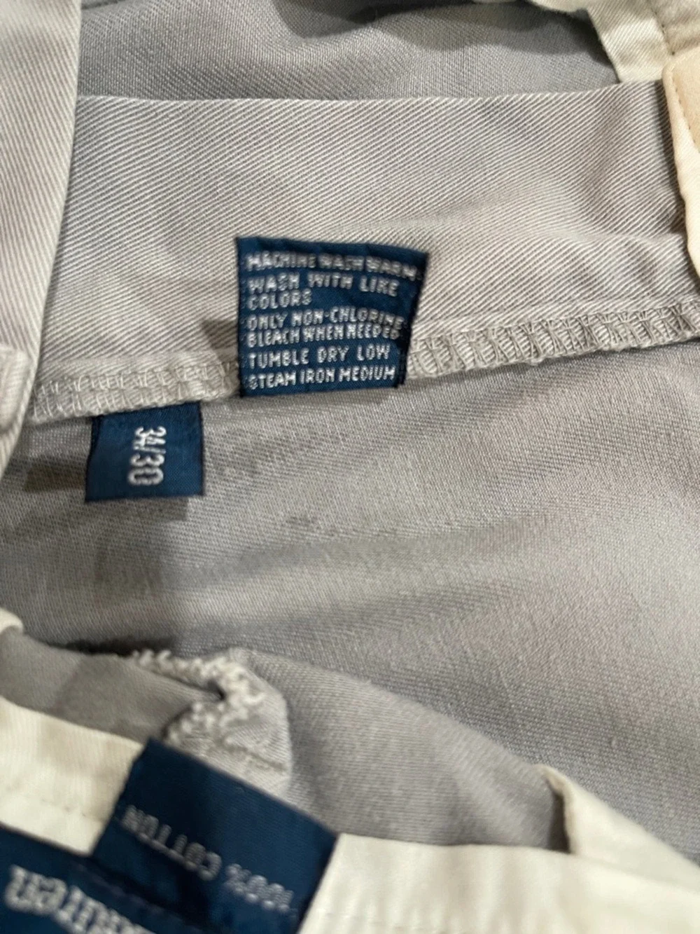 Polo Ralph Lauren Classic Chino Pants SZ 34 x 30 Grey